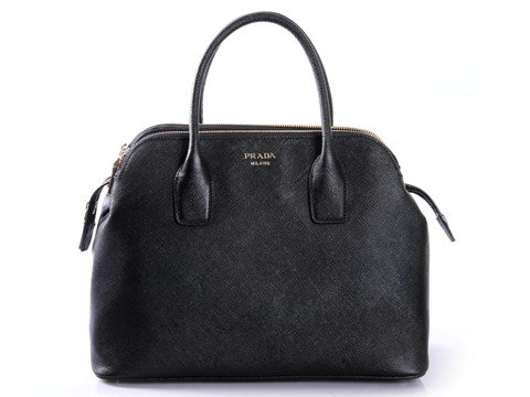 2014 Prada Saffiano Cuir Leather Tote Bag BN2560 black